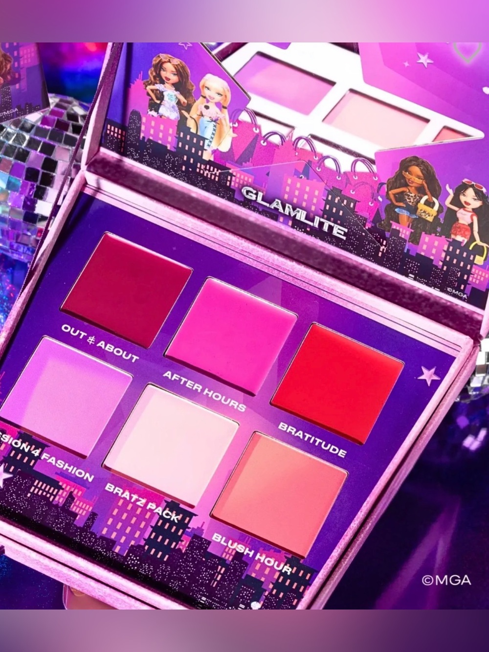 Glamlite x Bratz Shop 'Til We Blush Palette BNIB